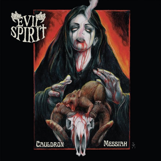 EVIL SPIRIT "Cauldron Messiah" RED/GREY LP