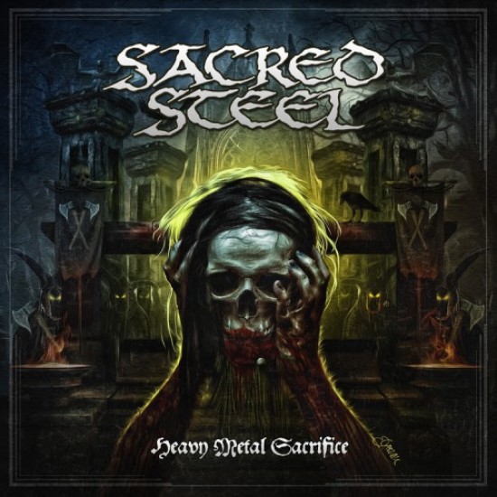 SACRED STEEL "Heavy Metal Sacrifice" GOLD LP LMT 150