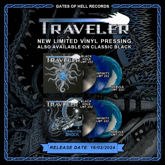 TRAVELER "Traveler" LP LMT 222 BLACK HOLE VINYL