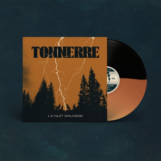 TONNERRE "La Nuit Sauvage" LP BLACK/ORANGE VINYL LMT 100