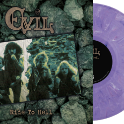 EVIL "Ride To Hell" LP (MARBLE PURPLE)