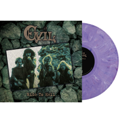 EVIL "Ride To Hell" LP (MARBLE PURPLE)